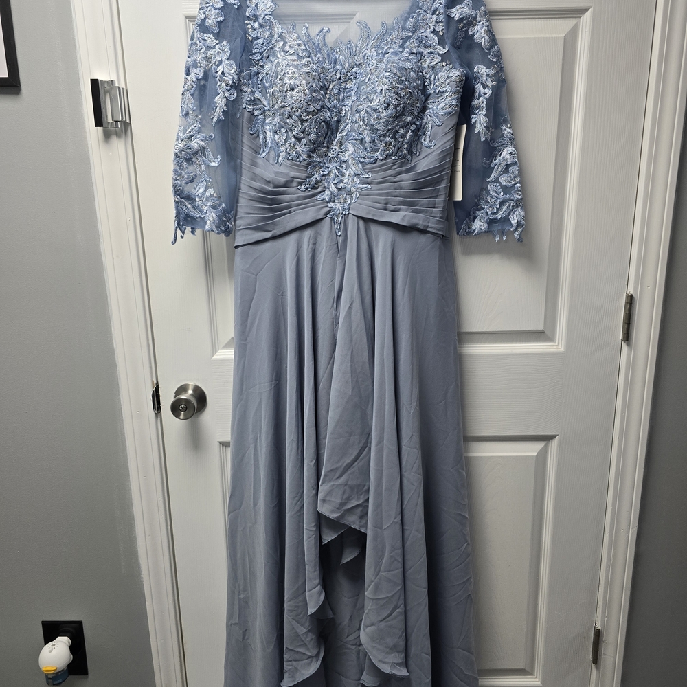 NWT, Faeriesty Blue Lace Evening Dress